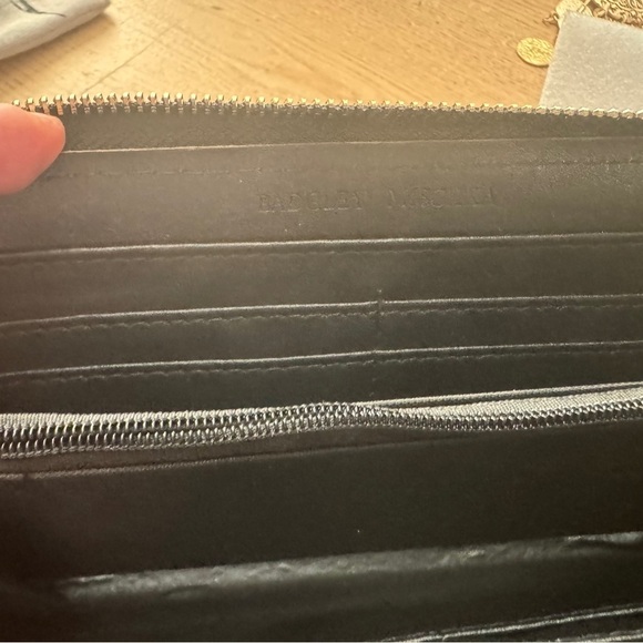 Badgley Mischka Black Wallet with Gold Accents NWT - Picture 8 of 10